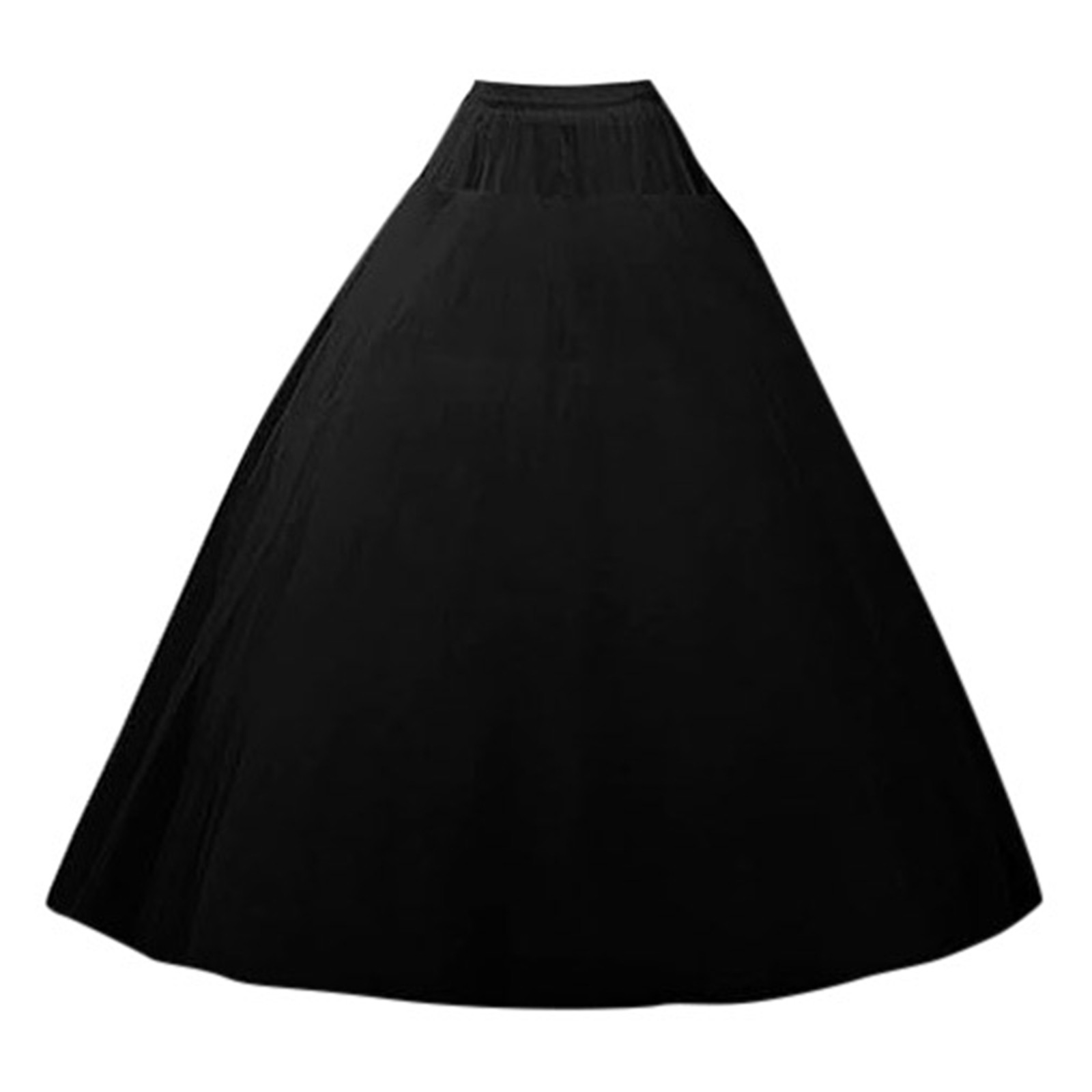 thumbnail image 2 of Enagua de novia sin tirantes con corte en A para mujer - Vestido con enagua de poliéster, talla única para cinturas de 61-89 cm, ropa para eventos formales, 2 of 6